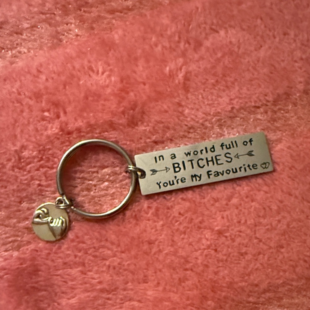 Silver Keychain for your Fav Beyotch